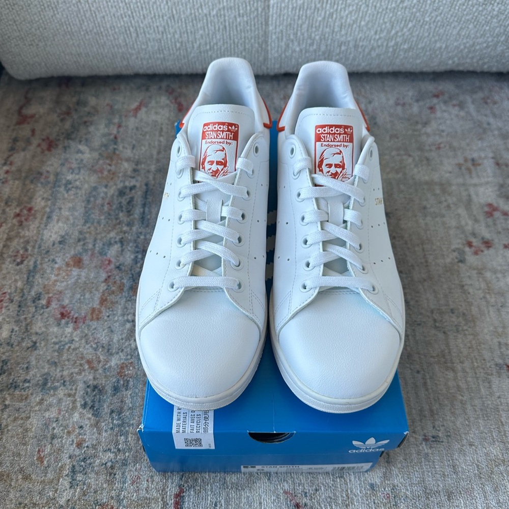 Adidas Stan Smith White Sneakers - Picture 4 of 9